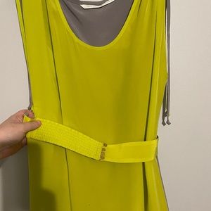 100% Silk Cynthia Vincent Two tone Dress